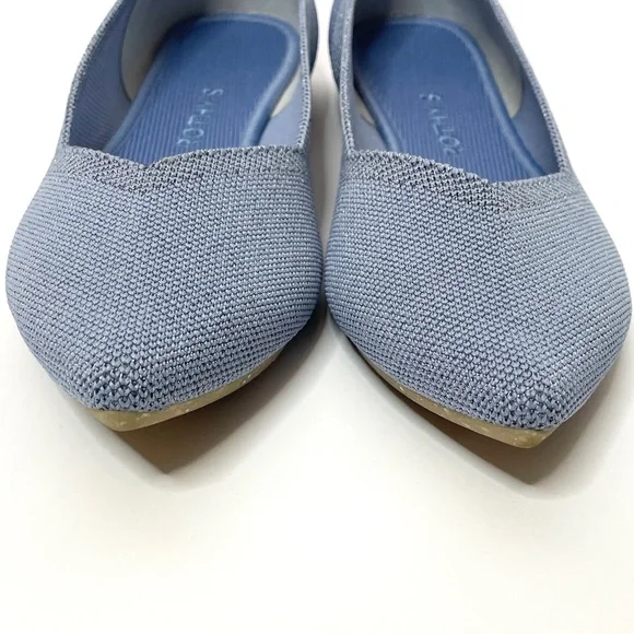 Rothy’sSomething Blue The Point Size 8.5 Pointed Toe Sparkle Blue Flats